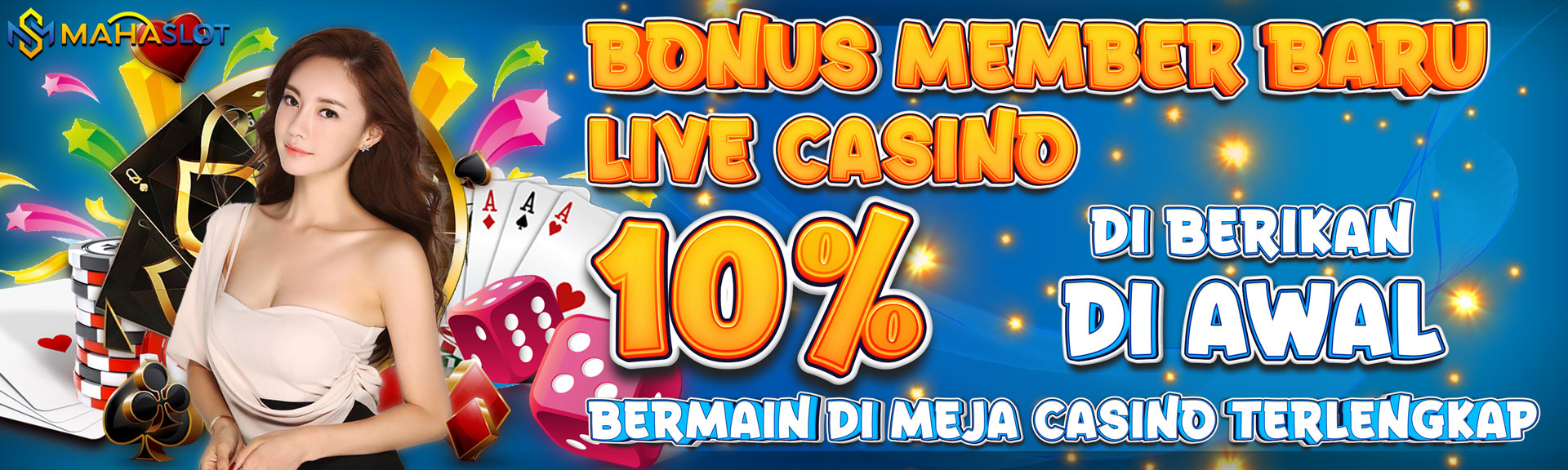 Bonus Live Casino 10%