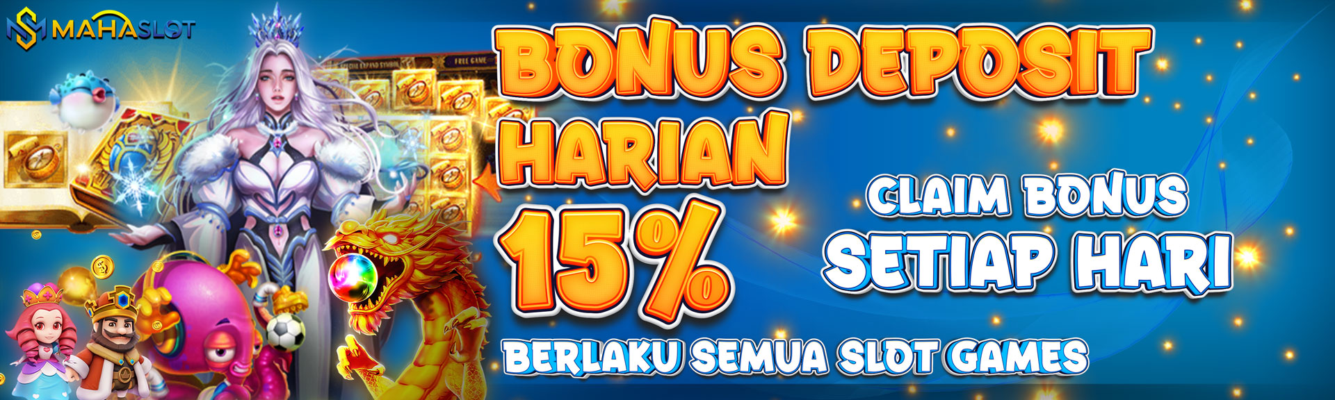 Bonus Deposit Harian 15%